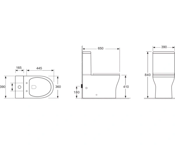 Ceramicanova Бачок для унитаза STAR Rimless, двойной смыв 3/6 арматура