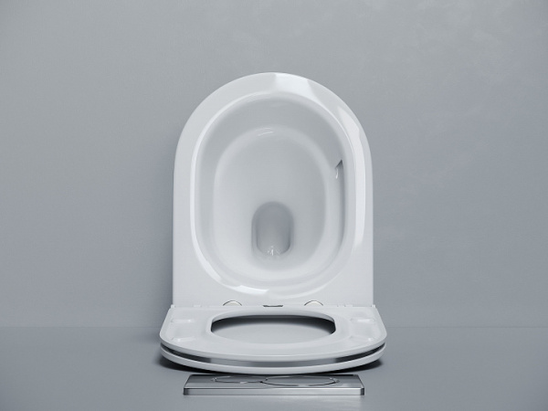 Ceramicanova Унитаз подвесной Alba 3.0, смыв Торнадо, 490x360x300,сиденье микролифт