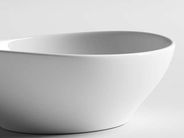 Ceramicanova Умывальник накладной овальный Element 405*330*140 мм белый