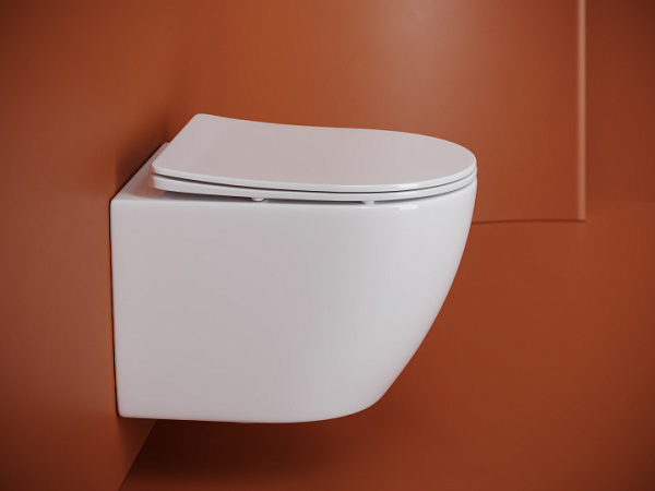 Ceramicanova Унитаз подвесной Uno, смыв Торнадо, 490x360x360, с крепежом и ультра/сидением, белый