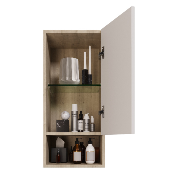 99.0815 Perfecto 35 Полупенал, дуб эврика/белый лак