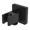 Шланговое подключение CLEVER SQUARE, латунь, черный матовый
