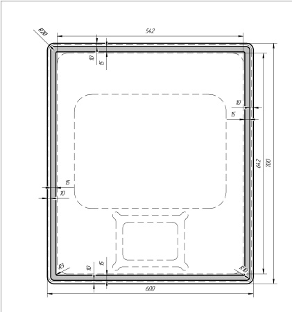 *99.9024 Tiny LED 60 Зеркало