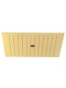 KLUDI-ASANA 440 x 440 mm верхний душ, бодрящая струя& ламинарная струя, брашированное золото