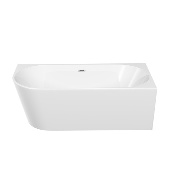 Sancos Ванна Veneto R акриловая отдельностоящая пристенная угловая, белая