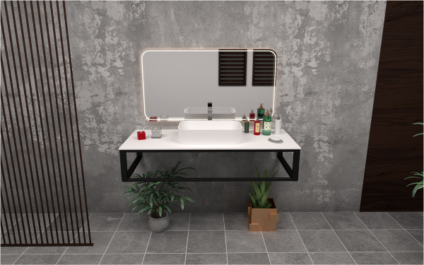 Консоль настенная Radostone Лаура 800*490*230 черный