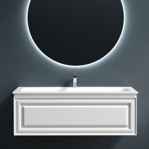 Sancos Тумба подвесная Very, один ящик, доводчики скрыт. монт, сист.плавн.закрыв.1195х445х406, белый