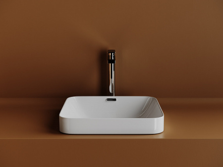 Ceramicanova Умывальник встраиваемая сверху квадратная Element 438x438x172