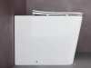 Ceramicanova Унитаз напольный пристенный Cubic Rimless,с ультратонким сид.,микролифт,белый
