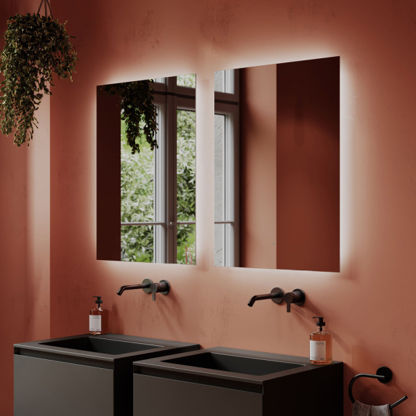 SANCOS Зеркало SQUARE 600х800 с подсветкой, арт. SQ600