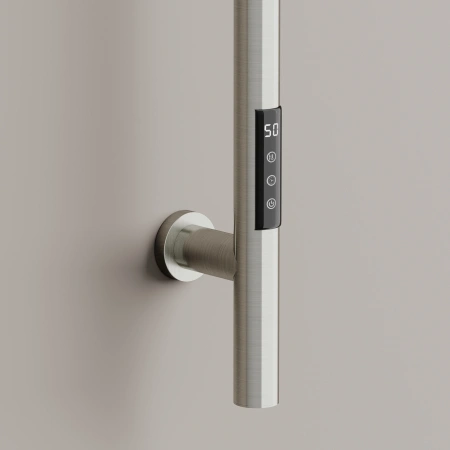 Sancos Полотенцесушитель Etna электрический 150x3 I-образный, брашированный никель