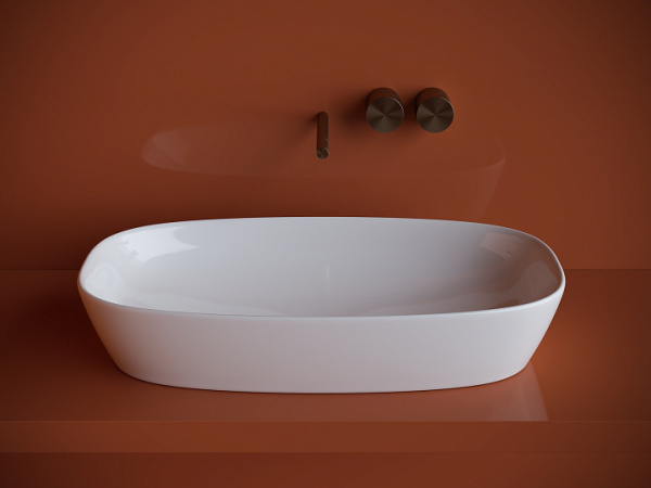 Ceramicanova Умывальник накладной овальный Element 700*375*140мм