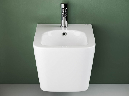 Ceramicanova Биде подвесное Metric, с керамическим донным клапаном, 1 отв под смеситель, с крепежом