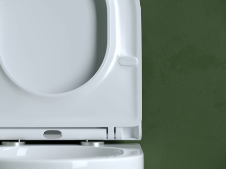 Ceramicanova Унитаз подвесной Ulma Торнадо безободковый, с ультрат. сиденьем с микрол., с кр. скрыт