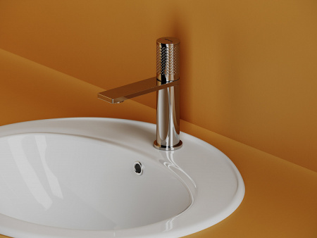 CERAMICANOVA Раковина встраиваемая сверху Sun с отв. слива - перелива овальной формы 565x495x200