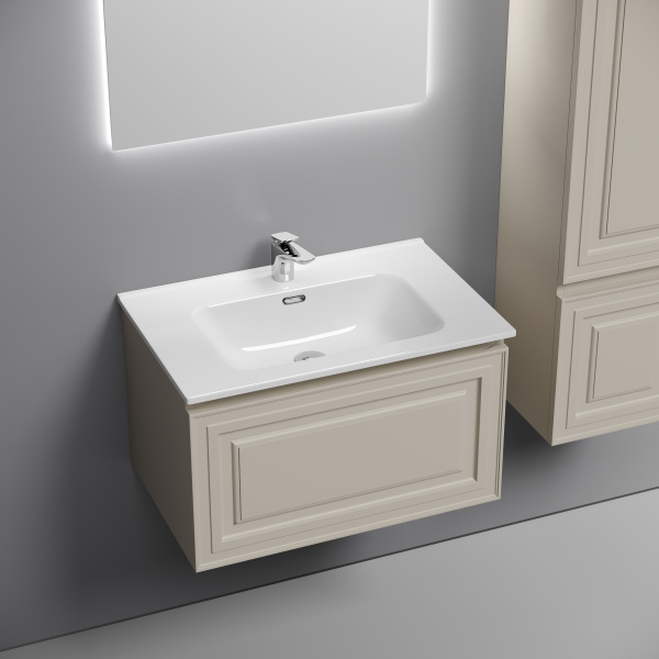 Sancos Тумба подвесная Very, один ящик, доводчики, система пл. закрыв. 690х445х406 бежевый