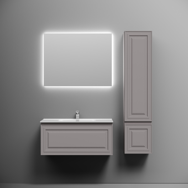 SANCOS Тумба подвесная Very 890х445х406, c одним  ящиком, Doha Soft