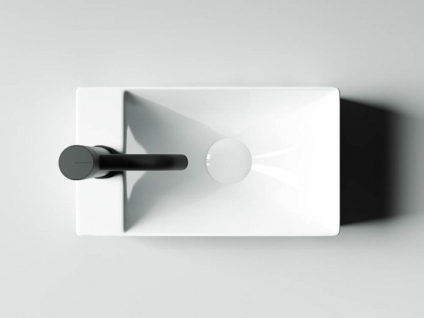 Ceramicanova Умывальник накладной/подвесной прямоугольный Element 375*215*100мм