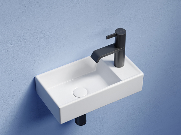 Ceramicanova Умывальник накладной прямоугольный Element  407*217*100мм, чаша слева