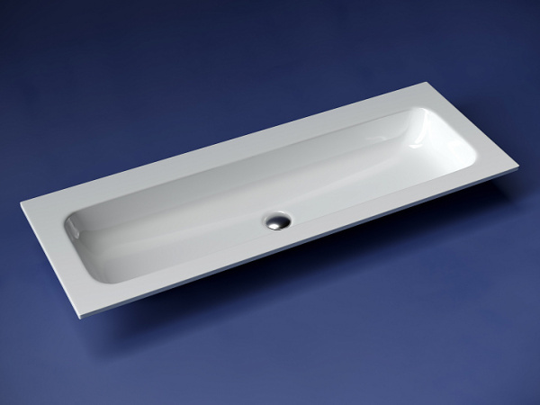 Ceramicanova Умывальник накладной прямоуг.мебельный Grace 1210x457x137мм без отверст.