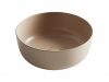 Ceramicanova Умывальник накладной круглый Element 356*356*135мм, цвет капучино матовый