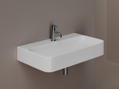 Ceramicanova Умывальник AURA с 1 отверстием для смесителя, без перелива 815*475*140мм