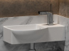 Ceramicanova Умывальник подвесной прямоугольный Element 400*220*120мм, чаша слева