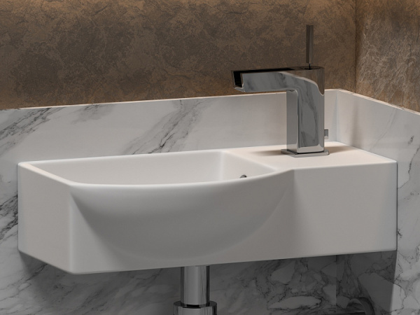Ceramicanova Умывальник подвесной прямоугольный Element 400*220*120мм, чаша слева