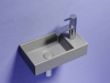 Ceramicanova Умывальник прямоугольный Element с слева, отв.п/смес. справа 407*217*100 антр. мат.