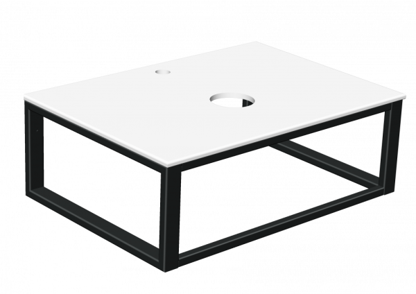 Консоль настенная Radostone Лаура 700*490*230 черный