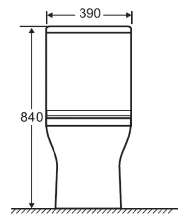 Напольный  унитаз с бачком Star Rimless