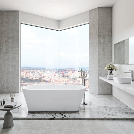 Ravak Chrome Смеситель напольный для ванны CR 080.00