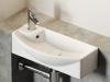 Ceramicanova Умывальник подвесной Element 455*220*130мм, чаша справа, белый
