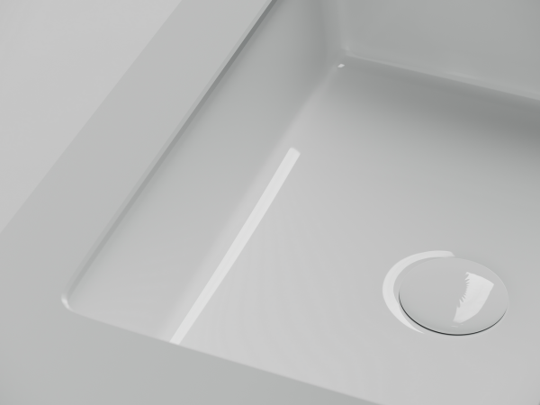 Ceramicanova Умывальник Era прямоугольный 460x320x155 мм встраиваемый снизу, белый