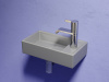 Ceramicanova Умывальник прямоугольный Element с слева, отв.п/смес. справа 407*217*100 антр. мат.