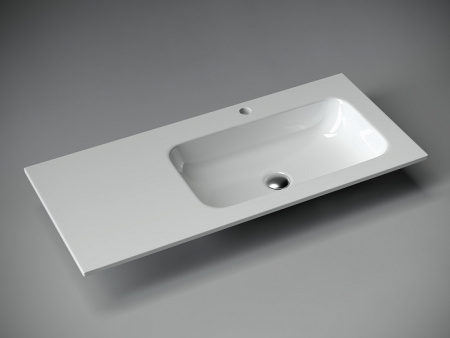 Ceramicanova Умывальник мебельный Grace 1010*457*137мм, чаша справа, белый