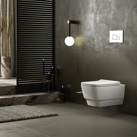 *Dreja Сиденье для унитаза дюропласт с микролифтом ENZO