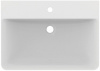 IS CONNECT  AIR Curve раковина 65 см,для монтажа соло с сифоном, колонной с отверстием под смеситель