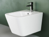 Ceramicanova Биде подвесное Metric, с керамическим донным клапаном, 1 отв под смеситель, с крепежом