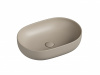 Ceramicanova Умывальник накладной овальный Element 600*415*135мм,Капучино Матовый 