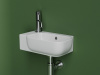 Ceramicanova Умывальник Element 403*249*140, с отверстием под смес. слева, чаша справа, белый