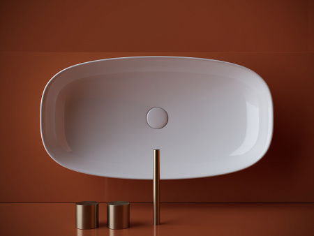 Ceramicanova Умывальник накладной овальный Element 700*375*140мм