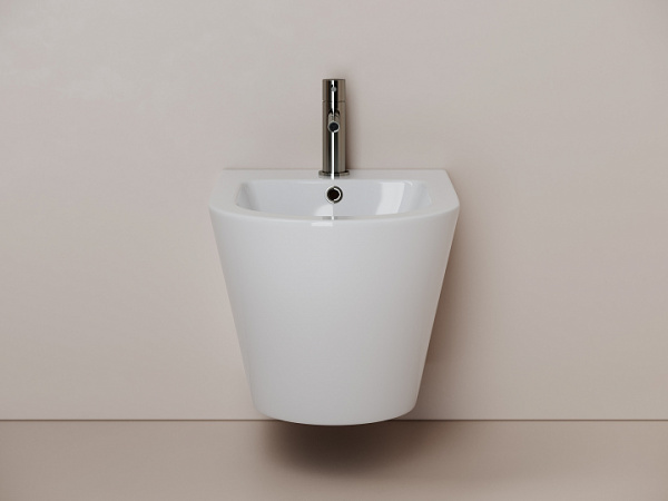 Ceramicanova Биде подвесное Whirl с крепежом для скрытого монтажа белый
