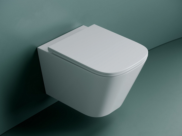 Ceramicanova Унитаз подвесной Union Торнадо, с ультратонким сиденьем с микролифтом