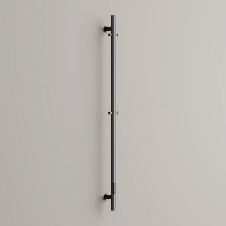 Sancos Полотенцесушитель Etna электрический 150x3 I-образный, вороненая сталь