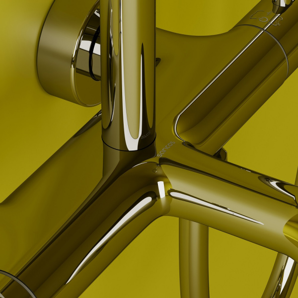 Sancos Душевая стойка SANCOS Game д/душа с термостат. смесителем, изливом, хром глянец