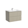 Sancos Тумба подвесная Snob T два ящика, доводч., система Soft close 690х445х500,Beige Soft 