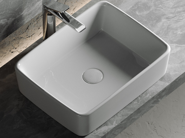 Ceramicanova Умывальник накладной прямоуг Element 480*370*130мм
