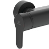 IS Душевая система CERAFINE O, с изливом, Silk Black (Черный матовый)