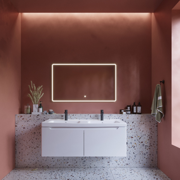 99.9400 W 125 Тумба подвесная, 2 ящ., белая